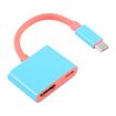 USB-C/Type-C to HDMI + USB-C Video Converter for Switch/Steam - 2 in 1 - 3