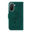Redmi A5 4G Green Leather Phone Case - Butterfly Rose Embossed 171.7mm - 4