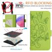 Xiaomi 14 Ultra 5G Green Embossed Rose RFID Leather Phone Case - 5