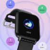 CY12 Smart Watch, 1.9" IPS Screen, Voice Calls, Health Monitoring, Silver - 7
