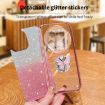 Xiaomi 14 Ultra Pink Glitter Butterfly Holder TPU Phone Case - 4