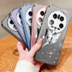 Xiaomi 14 Ultra Sierra Blue Glitter Butterfly Holder TPU Case - 2