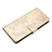 Ulefone Note 14 Gold Leather Phone Case - Butterflies & Flowers Design - 6