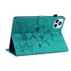 itel VistaTab 30 Green Lily Embossed Leather Tablet Case - 5