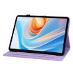 itel VistaTab 30 Purple Lily Embossed Leather Tablet Case - 4