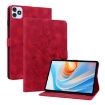 itel VistaTab 30 Red Lily Embossed Leather Tablet Case - 1
