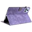 itel VistaTab 30 Purple Tiger Pattern Flip Leather Tablet Case - 4