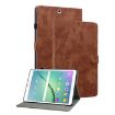 Samsung Galaxy Tab S2 9.7 T810 T815 Tiger Flip Leather Case Brown - 1