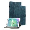 Samsung Galaxy Tab S2 9.7 T810 T815 Tiger Flip Leather Case Dark Blue - 1