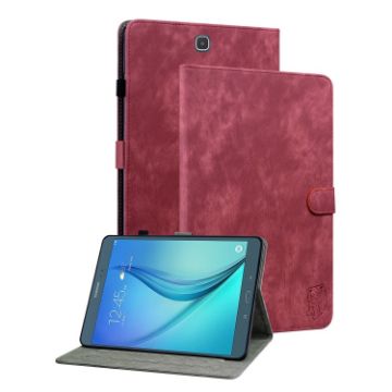 Samsung Galaxy Tab A 9.7 T550 T555 Red Tiger Flip Leather Case - 1