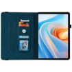 itel VistaTab 30 Blue Leather Tablet Case - Butterfly Flower Embossed - 3