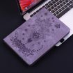 itel Pad One 10.1 Purple Butterfly Rose Embossed Leather Tablet Case - 2