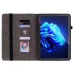 itel Pad One 10.1 Red Butterfly Rose Embossed Leather Tablet Case - 6