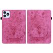 itel VistaTab 30 Butterfly Rose Embossed Leather Tablet Case - Rose Red - 2