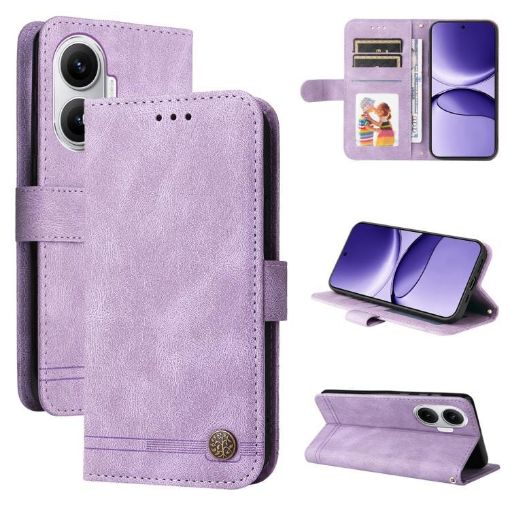 Redmi Turbo 4 Pro/Poco F7 Leather Case - Life Tree Design (Purple) - 1