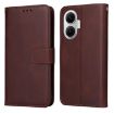 Redmi Turbo 4 Pro/Poco F7 Calf Texture Flip Leather Case Brown - 1