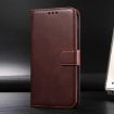Redmi Turbo 4 Pro/Poco F7 Calf Texture Flip Leather Case Brown - 2