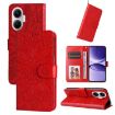 Redmi Turbo 4 Pro/Poco F7 Sunflower Embossed Leather Case (Red) - 1