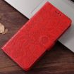 Redmi Turbo 4 Pro/Poco F7 Sunflower Embossed Leather Case (Red) - 2