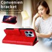 Redmi Turbo 4 Pro/Poco F7 Sunflower Embossed Leather Case (Red) - 4
