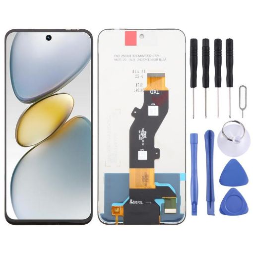 Tecno Spark GO 2025 OEM LCD Screen & Digitizer Full Assembly Replacement - 1