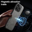 Redmi Turbo 4 Pro Blue Magnetic Leather Back Case - Skin Feel - 5