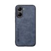 Redmi Turbo 4/Poco X7 Pro Blue Magnetic Leather Phone Case Skin Feel - 2