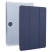 OnePlus Pad 2 Tri-fold Clear TPU Leather Tablet Case with Pen Slot Blue - 1