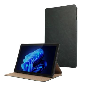 Itel Pad One 10.1 Green Leather Tablet Case - Crazy Horse Style - 1