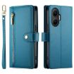 Redmi Turbo 4 Pro/Poco F7 Leather Wallet Case - 9 Card Slots, Blue - 2