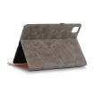 Retro Book Style Leather Tablet Case for iPad Pro 13 2024 - Grey - 6