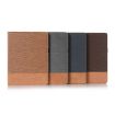 iPad Pro 13 2024 Dark Grey Leather Tablet Case - Cross Texture Stitching - 7