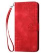 Redmi Turbo 4 Pro/Poco F7 YX0080 Butterfly Leather Case with Lanyard (Red) - 2
