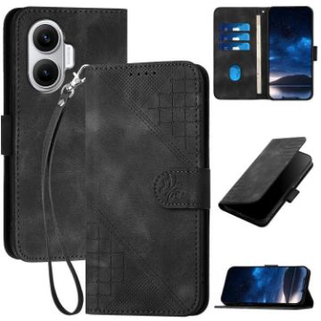Redmi Turbo 4 Pro/Poco F7 YX0080 Black Leather Case with Lanyard - 1