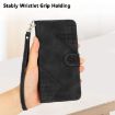 Xiaomi 14 Ultra YX0080 Black Leather Case with Lanyard & Butterfly Design - 9