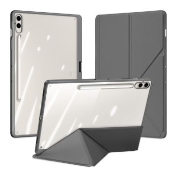 Samsung Galaxy Tab S9+/S9 FE+ DUX DUCIS Magi Series Leather Case Grey - 1