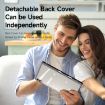 Samsung Galaxy Tab S9+/S9 FE+ DUX DUCIS Magi Series Leather Case Grey - 7