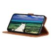 Samsung Galaxy XCover7 Pro KHAZNEH Brown Leather Flip Case Retro Texture - 6