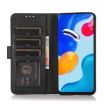 Samsung Galaxy XCover7 Pro Black Cow Texture Flip Leather Case - 4