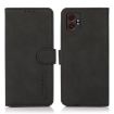 Samsung Galaxy XCover7 Pro KHAZNEH Matte Leather Phone Case Black - 1