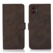 Samsung Galaxy XCover7 Pro KHAZNEH Brown Matte Leather Phone Case - 1