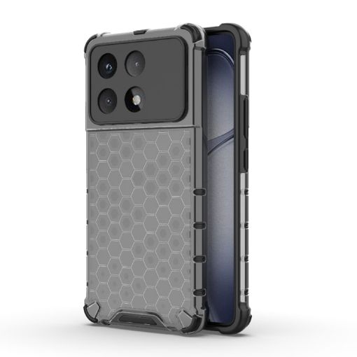 Redmi K70 Ultra 5G Global Honeycomb Shockproof Phone Case Black - 1