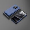 Redmi Note 14 Pro+ 5G Blue Honeycomb Shockproof Phone Case - 3