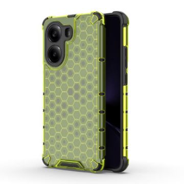 Redmi Turbo 4 5G Honeycomb Shockproof Case - Green - 1