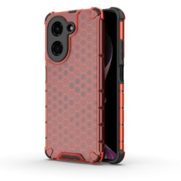 Redmi A5/Poco C71 Honeycomb Shockproof Phone Case - Red, 171.7mm - 1