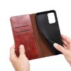 Samsung Galaxy A07 4G Brown Leather Phone Case - Oil Wax Crazy Horse Texture - 6