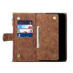 Samsung Galaxy A07 4G Retro Frosted RFID Leather Flip Case Brown - 4