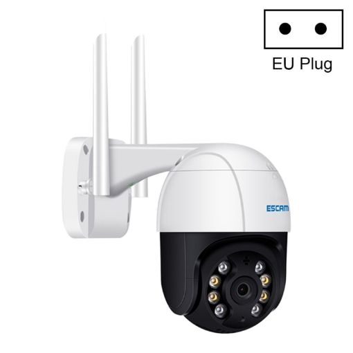 ESCAM QF518 5MP WiFi IP Camera, AI Detection, Night Vision, EU Plug, White - 1