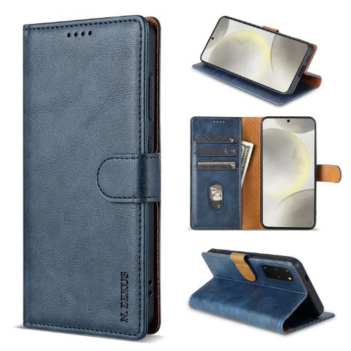 Xiaomi 14 Ultra N.BEKUS CSJ-P1 Blue Leather Phone Case - 1