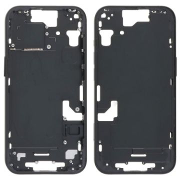 iPhone 15 Middle Frame Bezel Plate + Side Keys & Card Tray US Black - 1